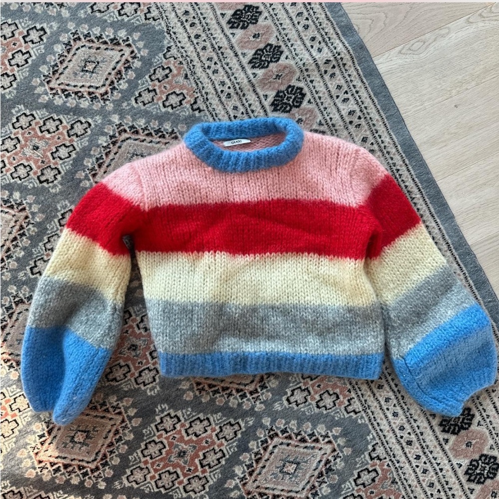 Ganni Striped Sweater